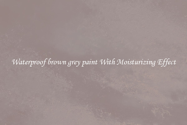 Waterproof brown grey paint With Moisturizing Effect