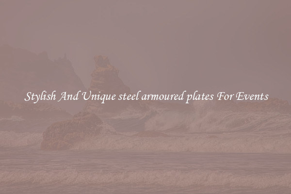 Stylish And Unique steel armoured plates For Events