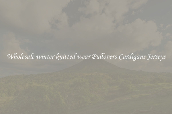 Wholesale winter knitted wear Pullovers Cardigans Jerseys