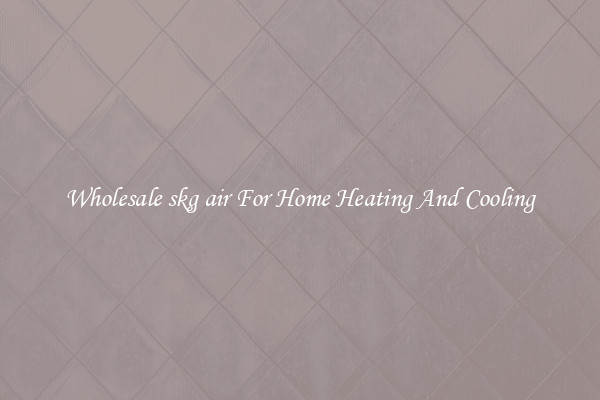 Wholesale skg air For Home Heating And Cooling
