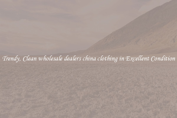 Trendy, Clean wholesale dealers china clothing in Excellent Condition
