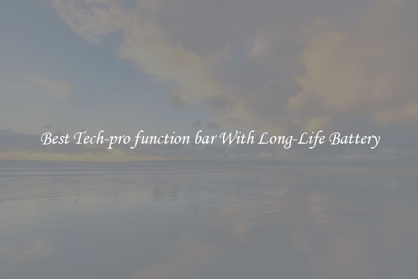 Best Tech-pro function bar With Long-Life Battery
