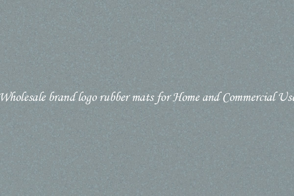 Wholesale brand logo rubber mats for Home and Commercial Use